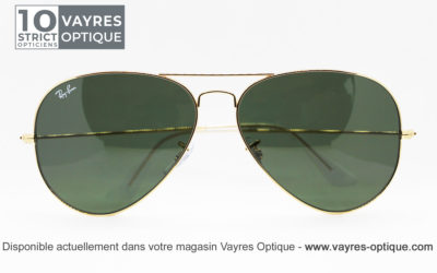 Le modèle iconique de chez Ray Ban, c’est le modèle AVIATOR